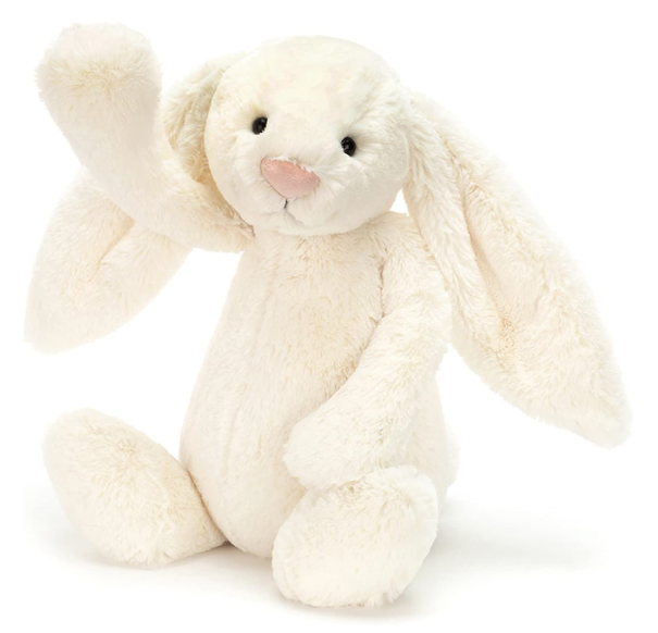 Toy Zilla Cream Bunny Stuffed Animal