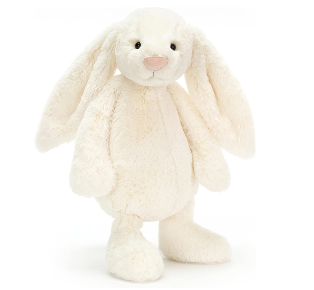 Toy Zilla Cream Bunny Stuffed Animal