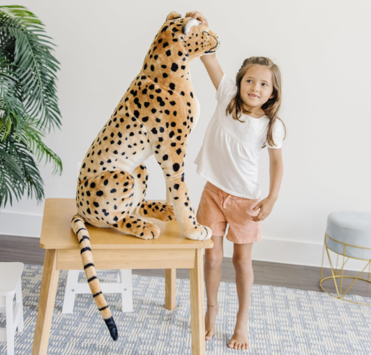 Toy Zilla Giant Cheetah Stuffed Animal