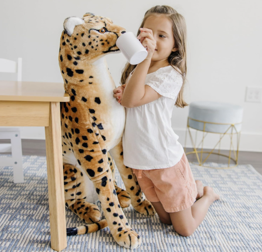 Toy Zilla Giant Cheetah Stuffed Animal