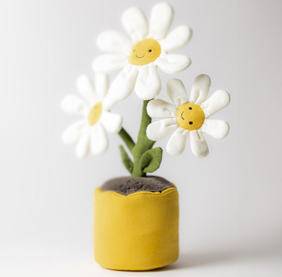 Toy Zilla Daisy Pot Stuffed Toy