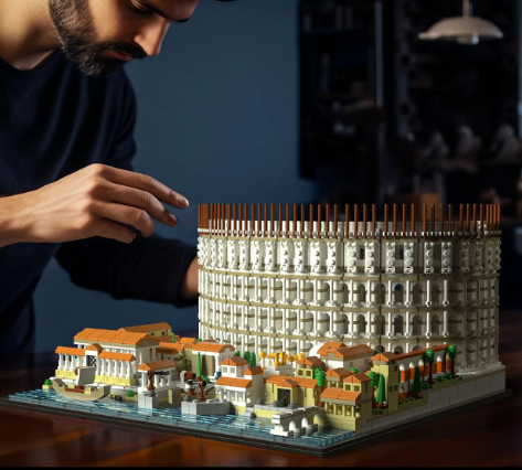 Toy Zilla Architecture The Roman Colosseum Building Sets